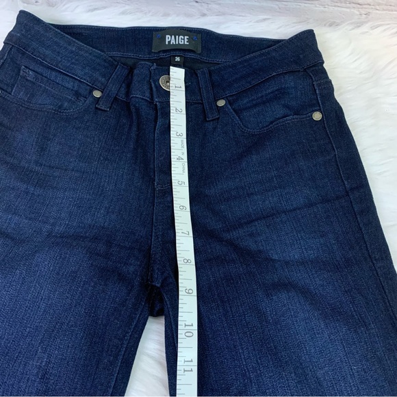 PAIGE Verdugo Ankle Jeans Dark Wash Size 26 - Picture 7 of 9